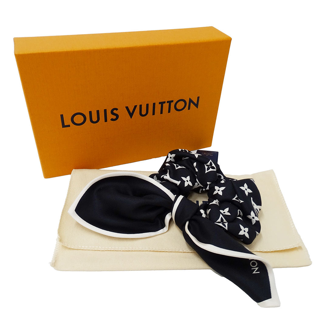 LOUIS VUITTON ルイ・ヴィトン シュシュ・モノグラム シルエット その他アクセサリー シルク ノワール レディース M97250 【中古】