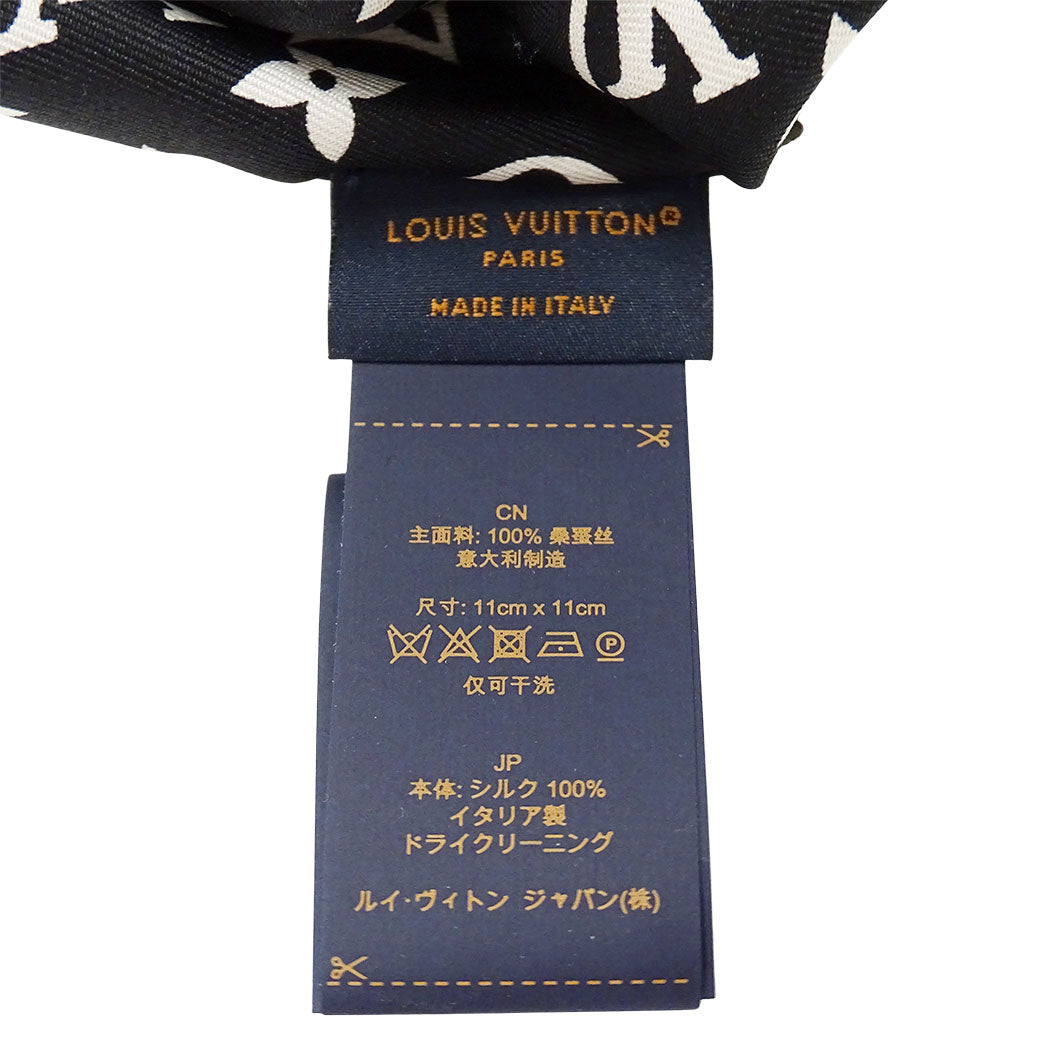 LOUIS VUITTON ルイ・ヴィトン シュシュ・モノグラム シルエット その他アクセサリー シルク ノワール レディース M97250 【中古】