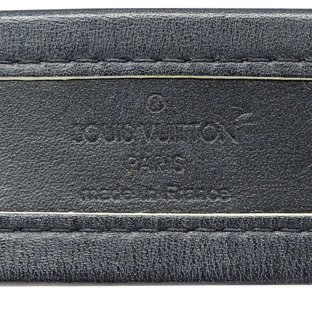 LOUIS VUITTON ルイ・ヴィトン ブラスレ・セリュール ブレスレット スハリ レザー ノワール レディース M92750 【中古】