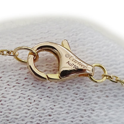 Cartier カルティエ アミュレット ブレスレット 750PG オニキス レディース 磨き済み【中古】