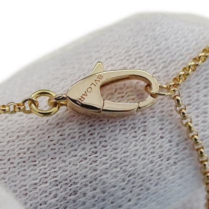 BVLGARI ブルガリ ブルガリブルガリ ブレスレット 750PG マザーオブパール MLサイズ レディース 磨き済み 【中古】