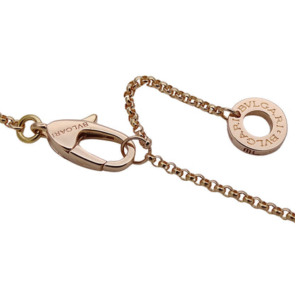 BVLGARI ブルガリ ブルガリブルガリ ブレスレット 750PG マザーオブパール MLサイズ レディース 磨き済み 【中古】