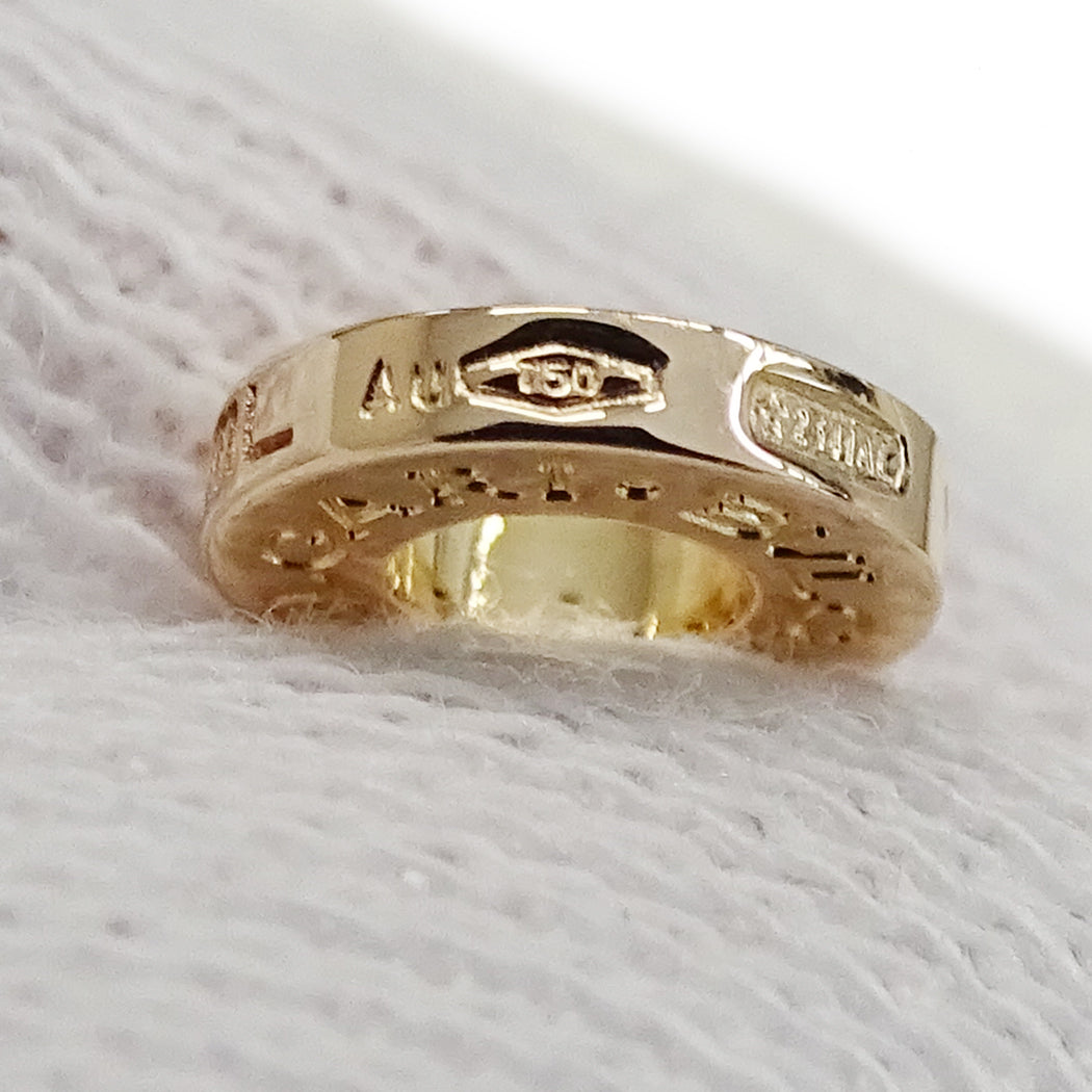 BVLGARI ブルガリ ブルガリブルガリ ブレスレット 750PG マザーオブパール MLサイズ レディース 磨き済み 【中古】