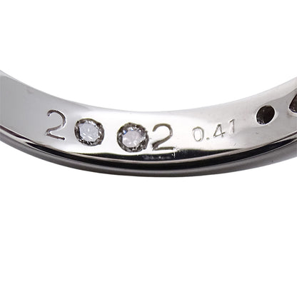 Ponte Vecchio ポンテヴェキオ リング 指輪 K18WG ダイヤモンド D0.41 約10号 レディース 磨き済み【中古】