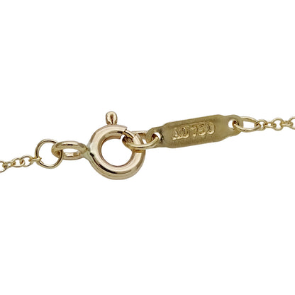 TIFFANY&Co. ティファニー ハートキー ネックレス 750YG レディース 磨き済み 【中古】