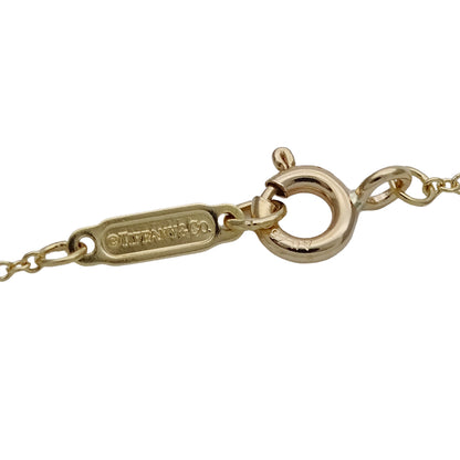 TIFFANY&Co. ティファニー ハートキー ネックレス 750YG レディース 磨き済み 【中古】