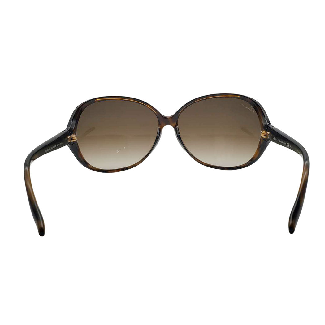 GUCCI グッチ ラブリー サングラス ブラウン GG3525 K S レディース 【中古】