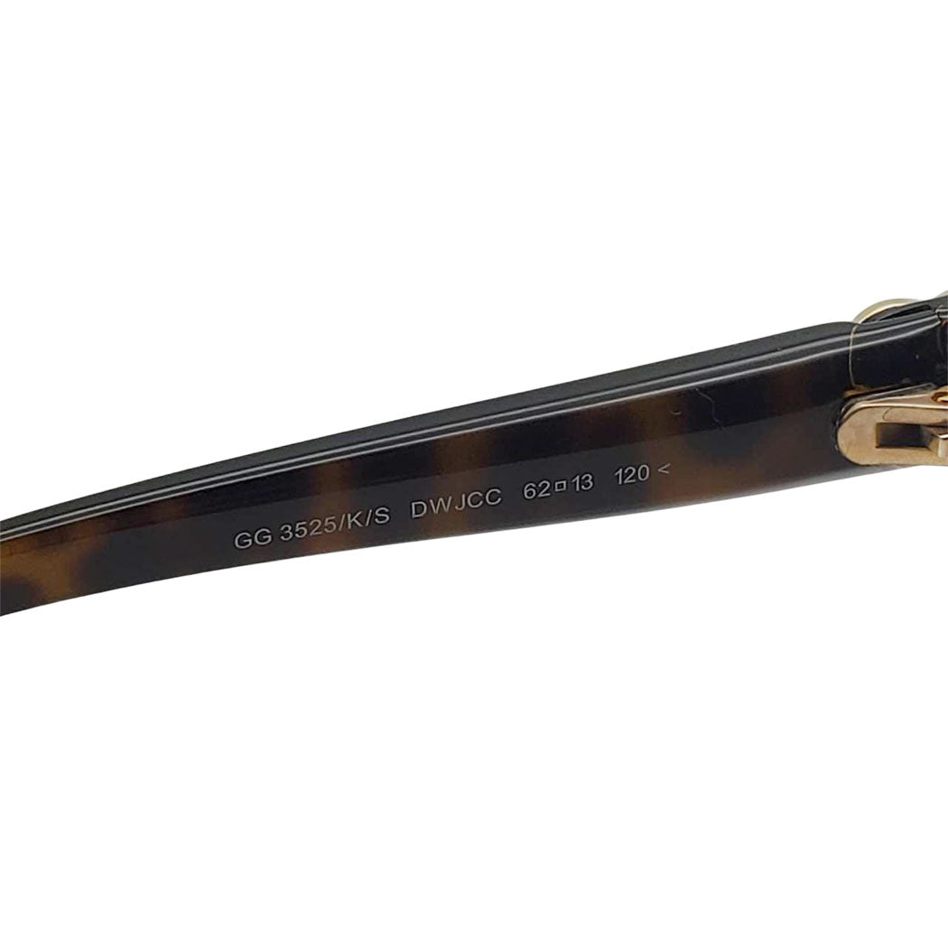 GUCCI グッチ ラブリー サングラス ブラウン GG3525 K S レディース 【中古】