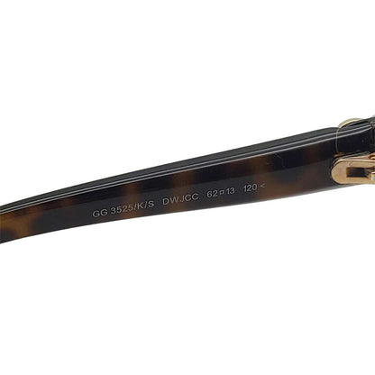 GUCCI グッチ ラブリー サングラス ブラウン GG3525 K S レディース 【中古】