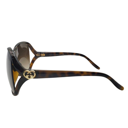 GUCCI グッチ ラブリー サングラス ブラウン GG3525 K S レディース 【中古】