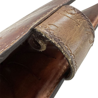 Berluti ベルルッティ 手帳カバー カリグラフィー ブラウン レザー メンズ 【中古】