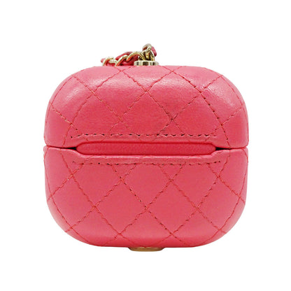 CHANEL シャネル その他雑貨 マトラッセ ピンク ゴールド金具 レザー レディース 【中古】