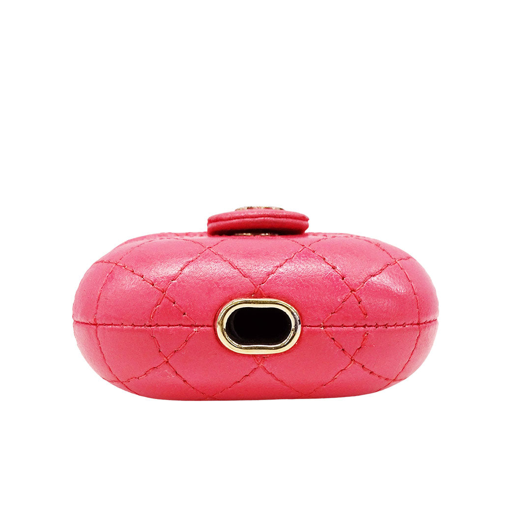 CHANEL シャネル その他雑貨 マトラッセ ピンク ゴールド金具 レザー レディース 【中古】