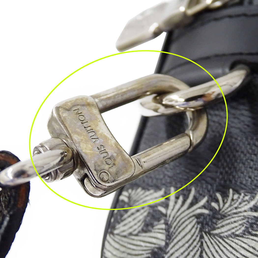 LOUIS VUITTON ルイ・ヴィトン クリストファーネメス ポシェットヴォルガ クラッチ・セカンドバッグ ブラック N61228 ダミエグラフィット メンズ 【中古】