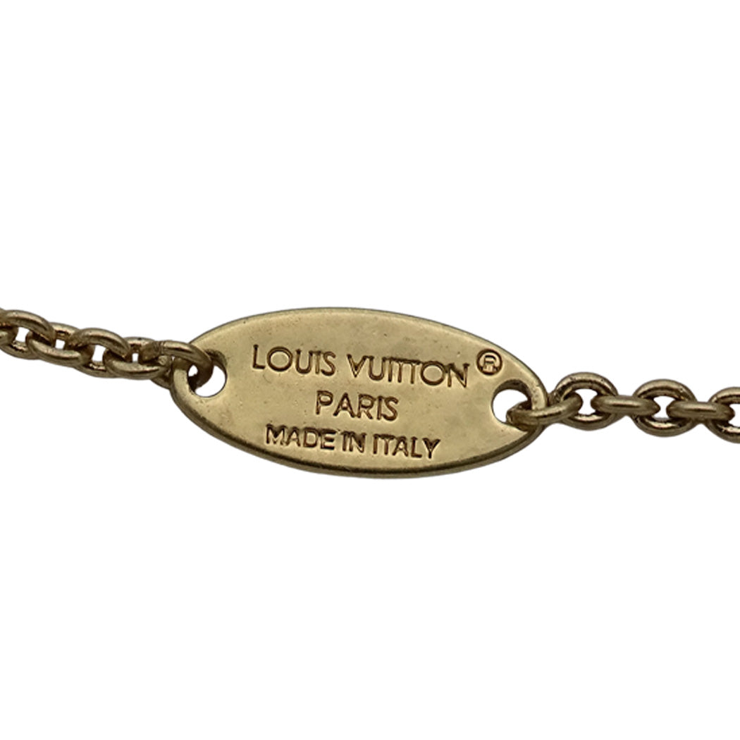 LOUIS VUITTON ルイ・ヴィトン ネックレス･ルイザ ネックレス メタル ゴールド レディース M01610 【中古】