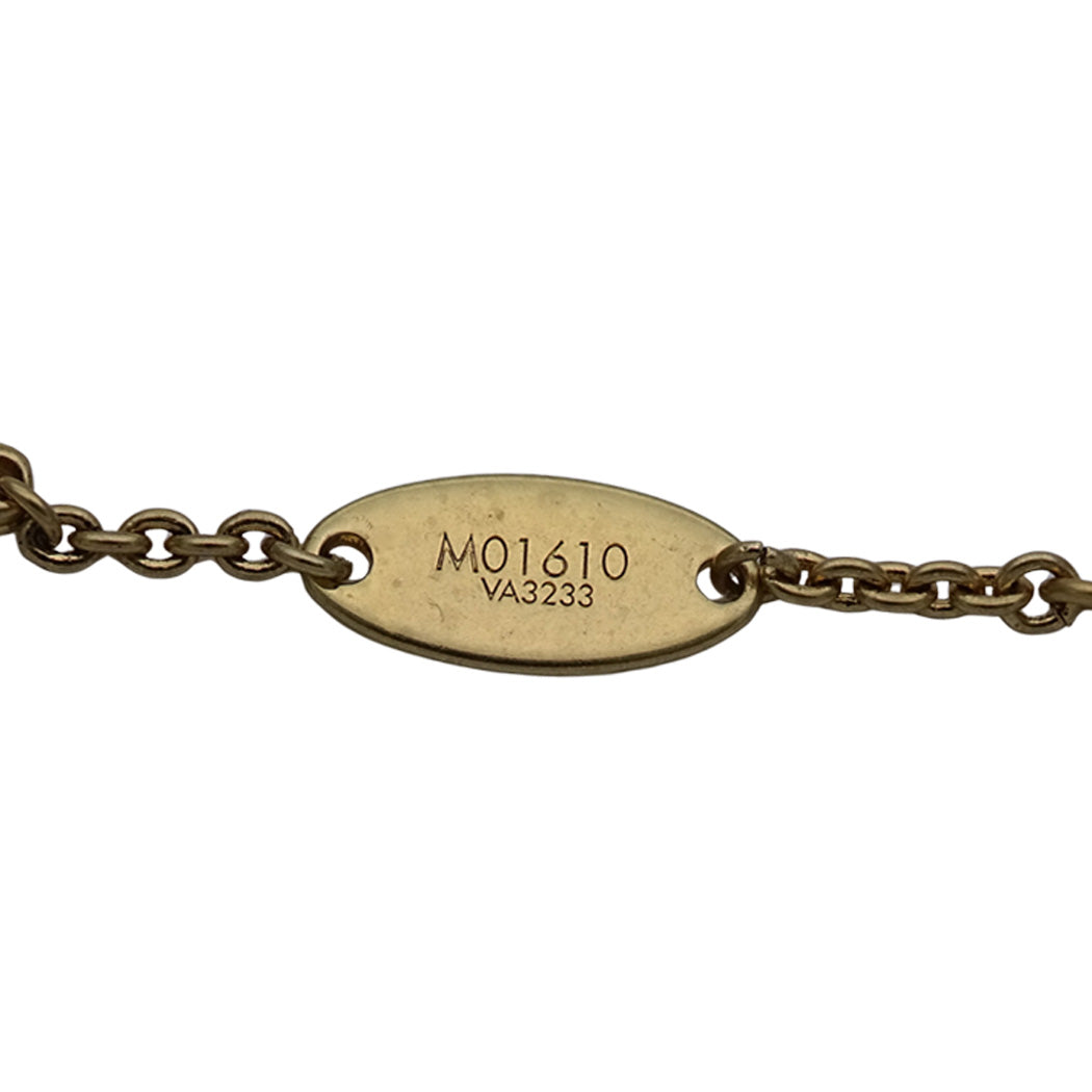 LOUIS VUITTON ルイ・ヴィトン ネックレス･ルイザ ネックレス メタル ゴールド レディース M01610 【中古】