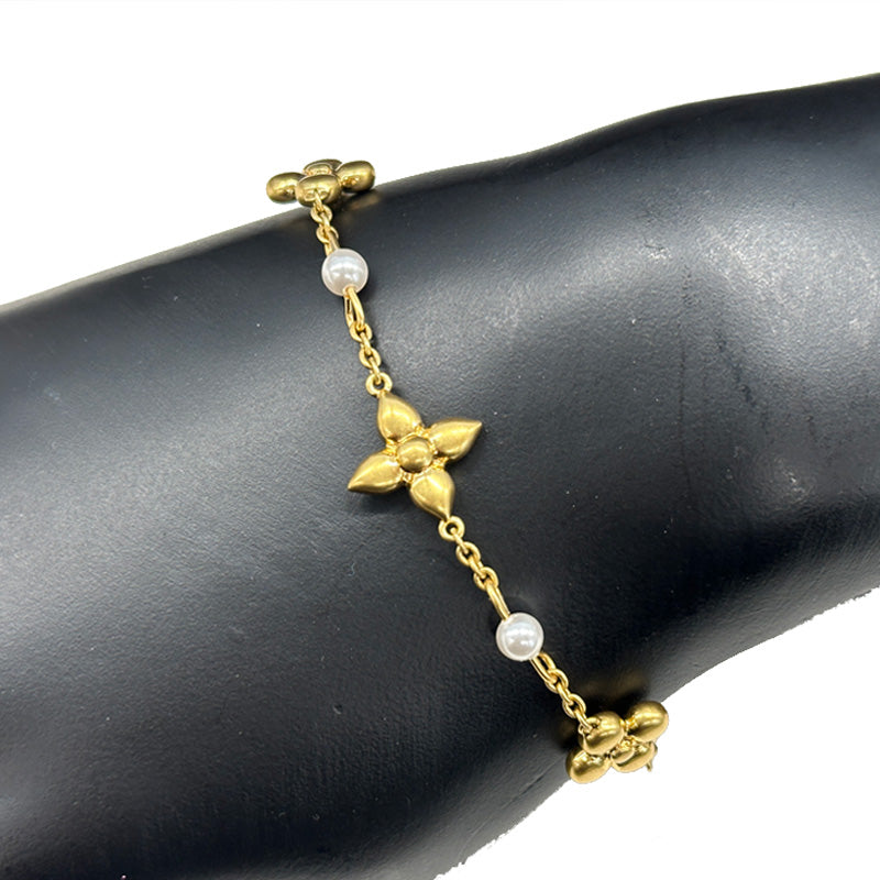 LOUIS VUITTON ルイ・ヴィトン ブレスレット･ルイザ ブレスレット メタル ゴールド レディース M1429A 【中古】