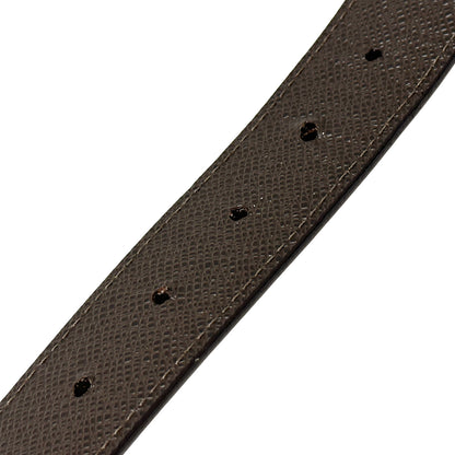 LOUIS VUITTON ルイ・ヴィトン サンチュール・アンヴァントゥール ベルト ダミエ エベヌ ブラウン M9677 メンズ 【中古】