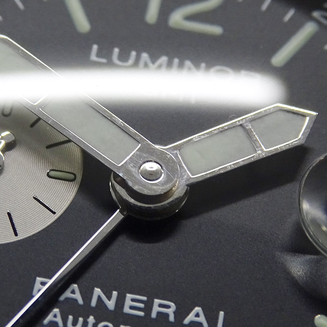 PANERAI パネライ ルミノール GMT PAM00088 メンズ 腕時計 自動巻き SS ラバー 磨き済み【中古】
