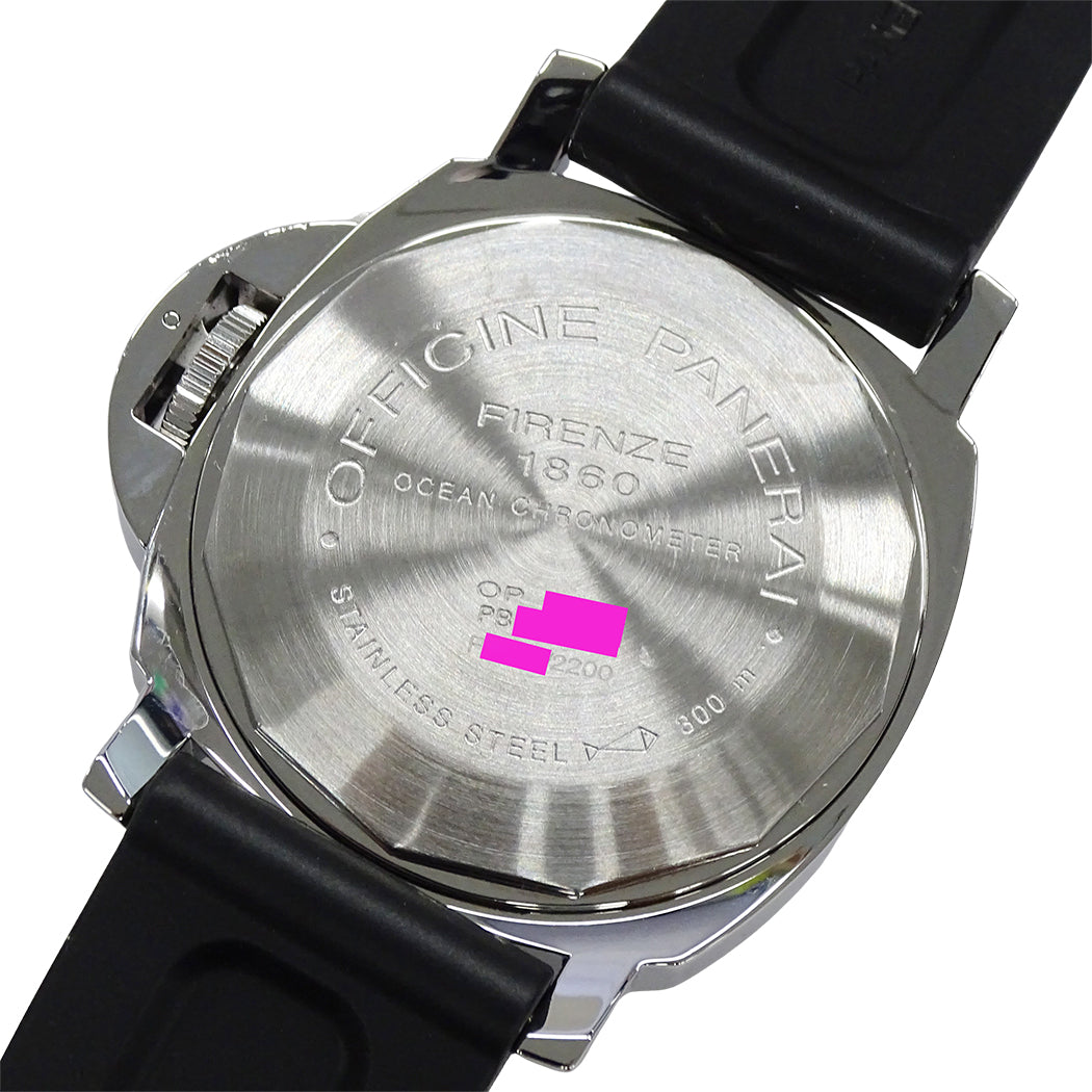 PANERAI パネライ ルミノール GMT PAM00088 メンズ 腕時計 自動巻き SS ラバー 磨き済み【中古】