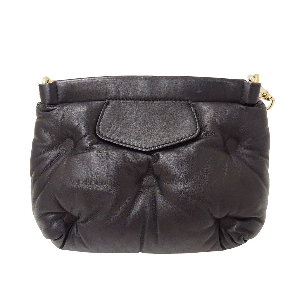 Maison Margiela メゾン マルジェラ ショルダーバッグ グラムスラム ブラック レザー レディース 【中古】