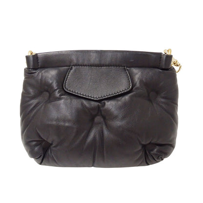 Maison Margiela メゾン マルジェラ ショルダーバッグ グラムスラム ブラック レザー レディース 【中古】