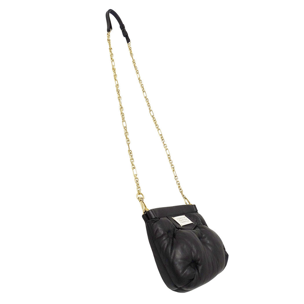 Maison Margiela メゾン マルジェラ ショルダーバッグ グラムスラム ブラック レザー レディース 【中古】