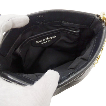Maison Margiela メゾン マルジェラ ショルダーバッグ グラムスラム ブラック レザー レディース 【中古】