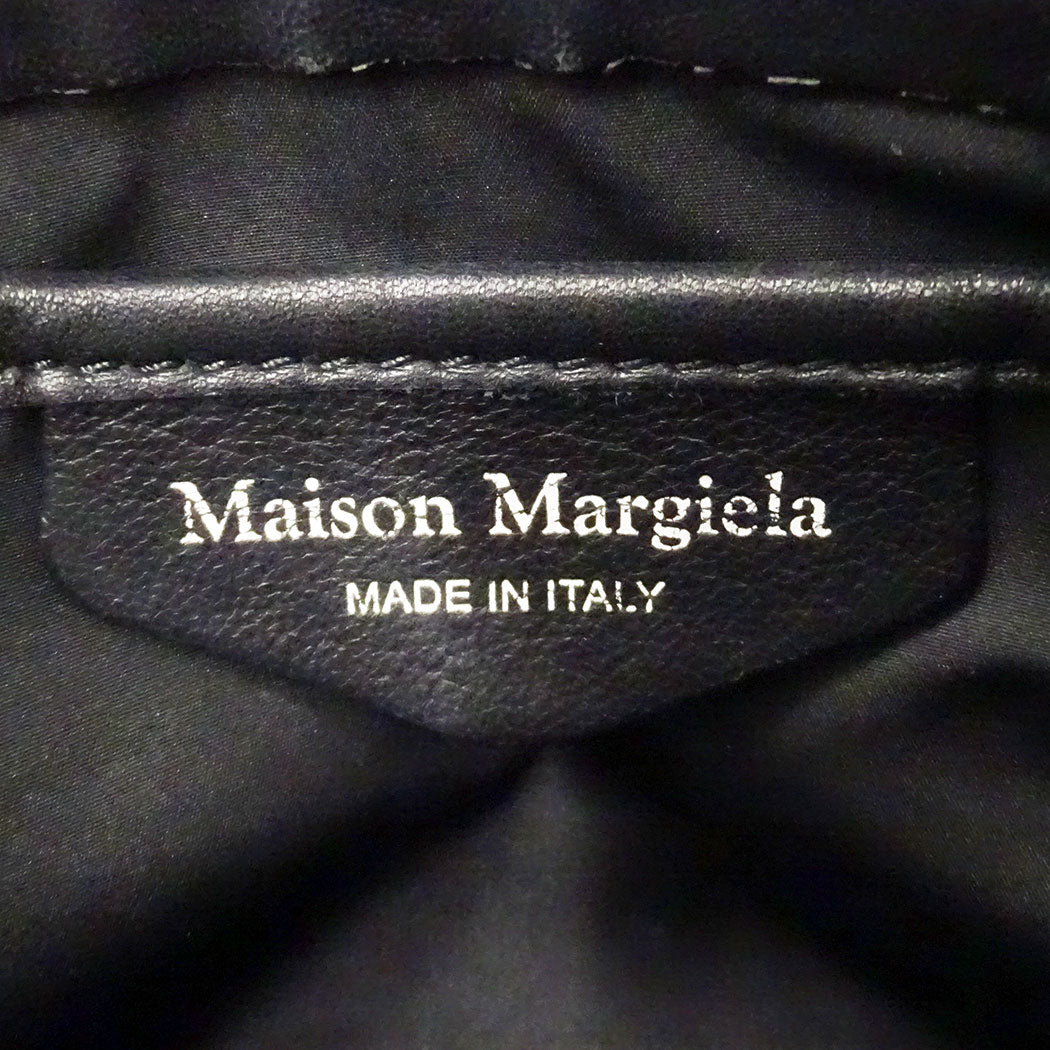 Maison Margiela メゾン マルジェラ ショルダーバッグ グラムスラム ブラック レザー レディース 【中古】