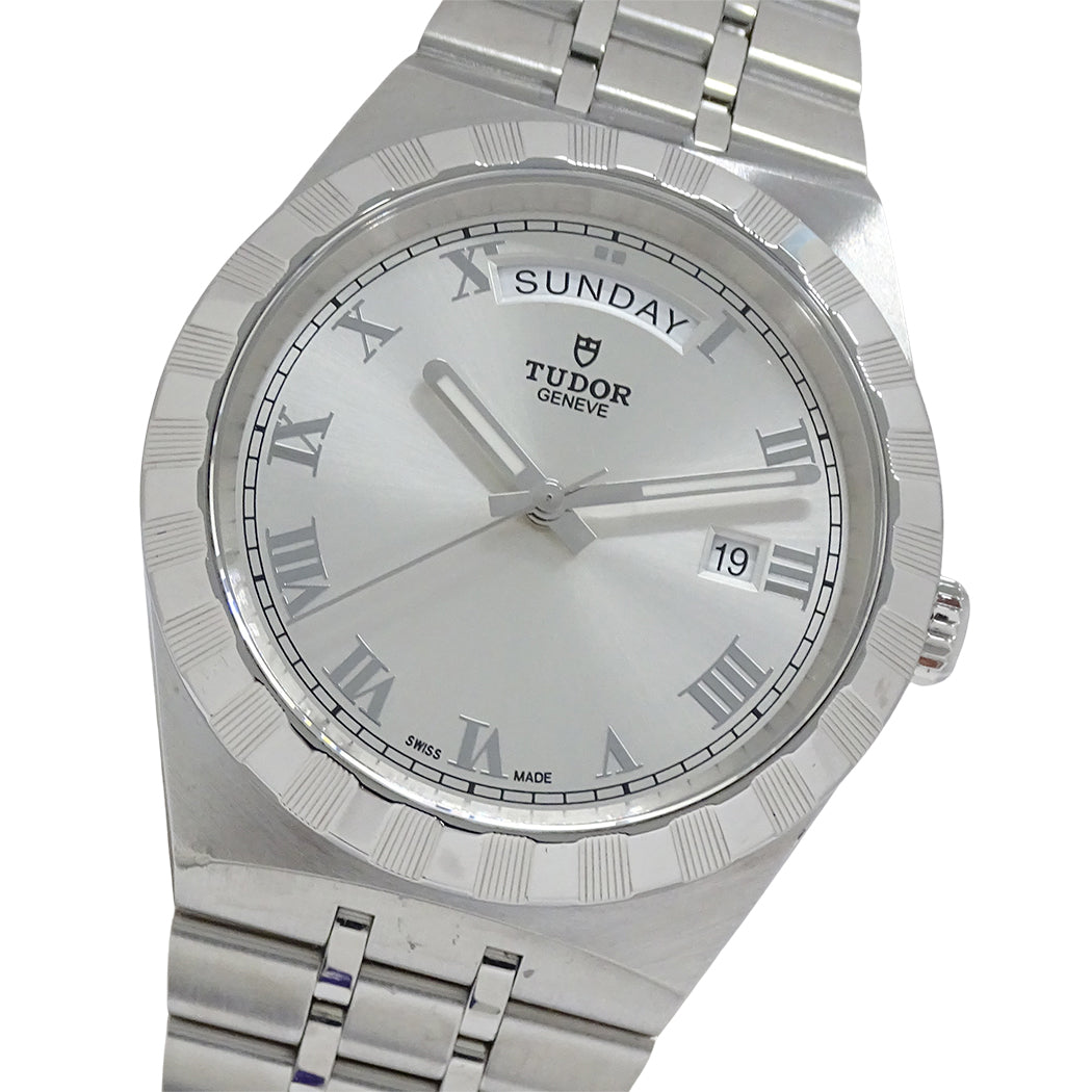TUDOR チューダー ロイヤル 28600 メンズ 腕時計 デイデイト 自動巻き SS 磨き済み【中古】