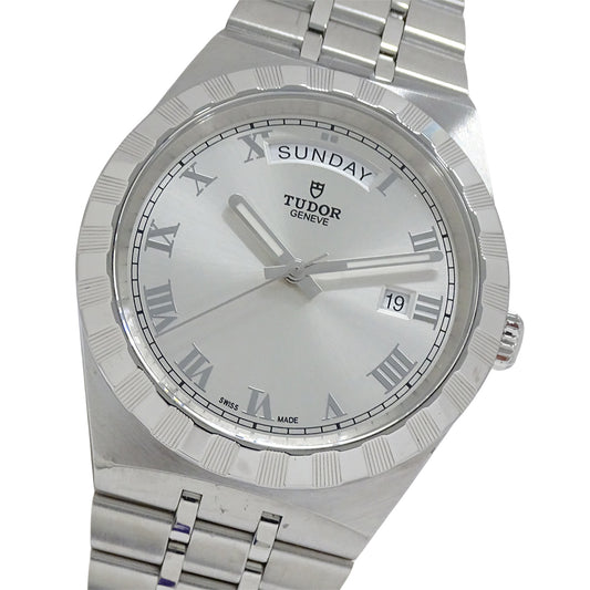 TUDOR チューダー ロイヤル 28600 メンズ 腕時計 デイデイト 自動巻き SS 磨き済み【中古】