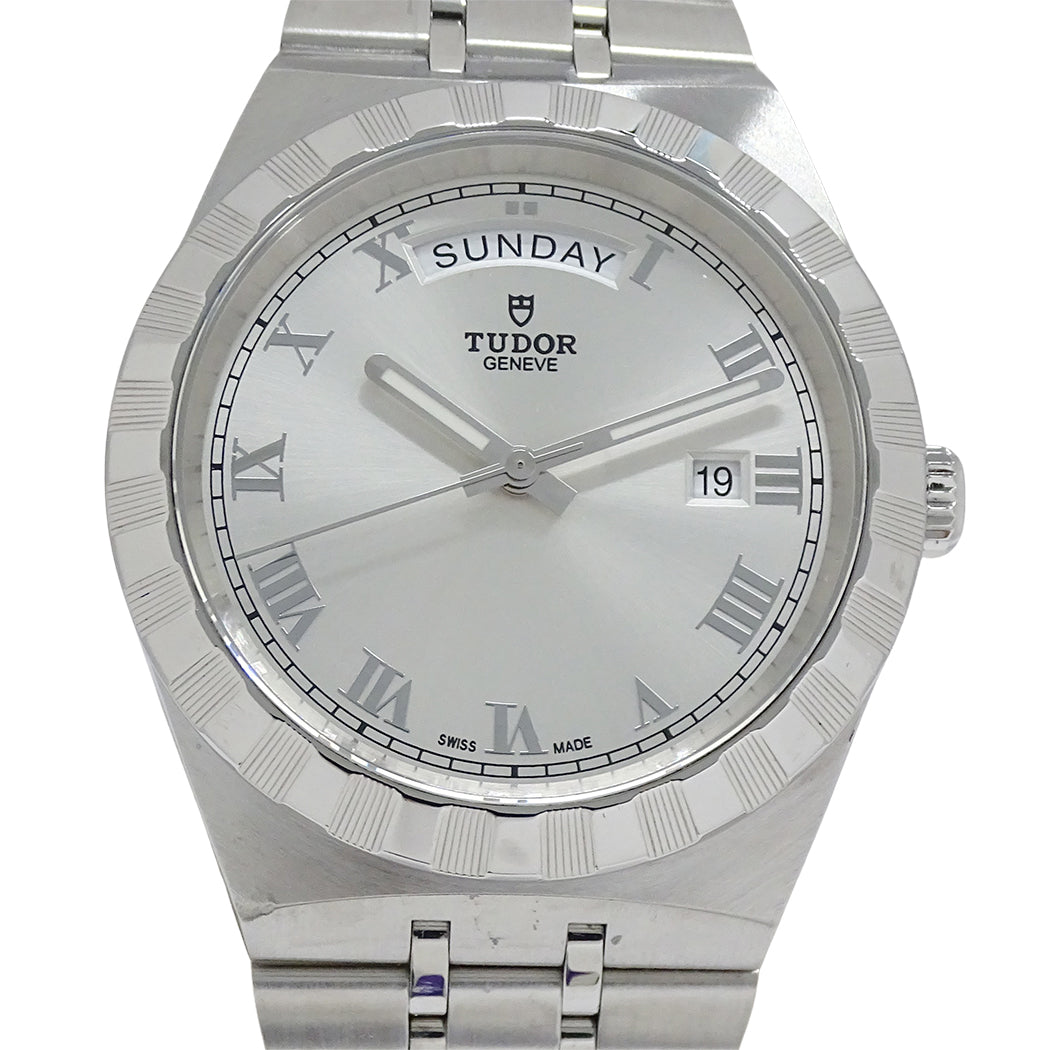 TUDOR チューダー ロイヤル 28600 メンズ 腕時計 デイデイト 自動巻き SS 磨き済み【中古】