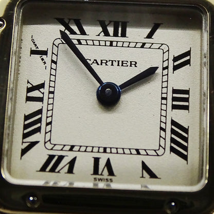 Cartier カルティエ パンテール SM W250295D レディース 腕時計 クオーツ SS レザー 磨き済み 【中古】