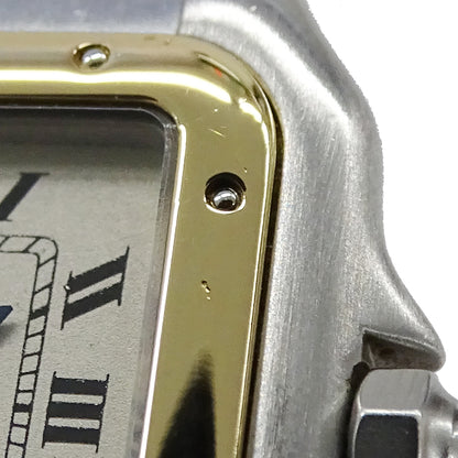 Cartier カルティエ パンテール SM W250295D レディース 腕時計 クオーツ SS レザー 磨き済み 【中古】