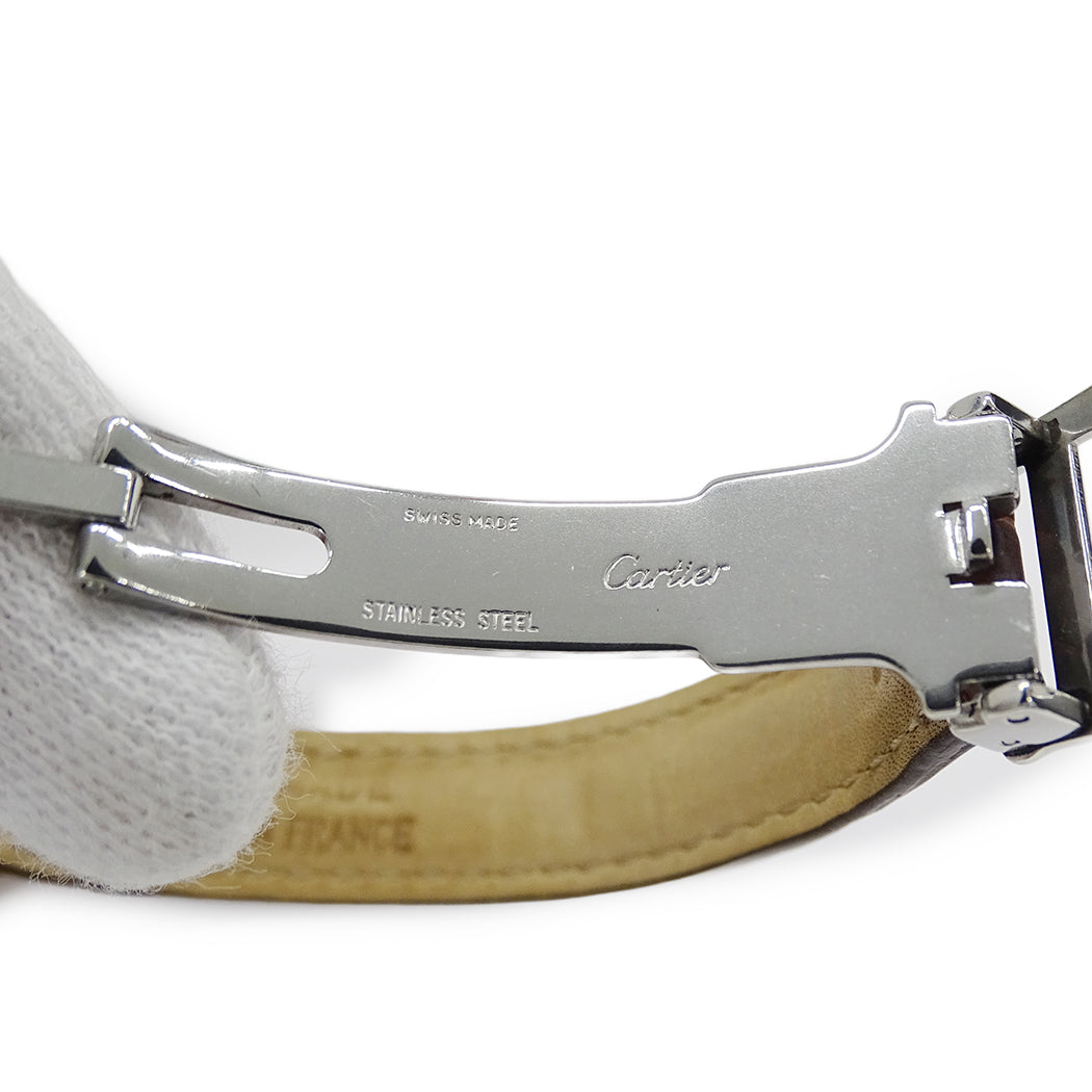 Cartier カルティエ パンテール SM W250295D レディース 腕時計 クオーツ SS レザー 磨き済み 【中古】