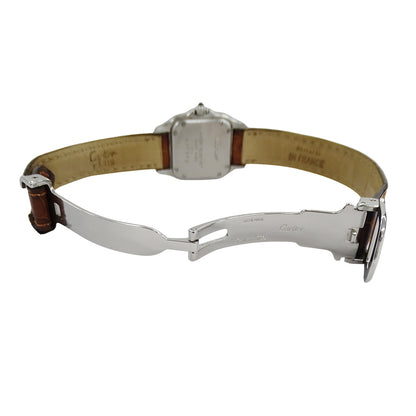 Cartier カルティエ パンテール SM W250295D レディース 腕時計 クオーツ SS レザー 磨き済み 【中古】