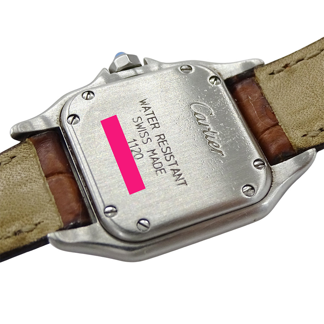 Cartier カルティエ パンテール SM W250295D レディース 腕時計 クオーツ SS レザー 磨き済み 【中古】