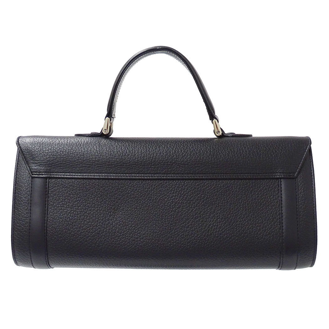 Burberrys バーバリーズ ハンドバッグ ブラック レザー レディース 【中古】