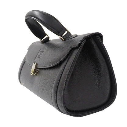 Burberrys バーバリーズ ハンドバッグ ブラック レザー レディース 【中古】