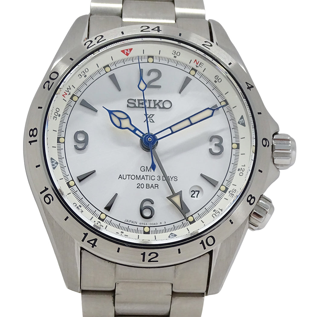 SEIKO セイコー プロスペックス アルピニスト 6R54-00B0 SBEJ017 メンズ 腕時計 110周年モデル 自動巻き SS【中古】