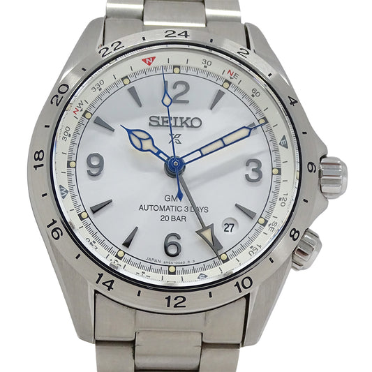 SEIKO セイコー プロスペックス アルピニスト 6R54-00B0 SBEJ017 メンズ 腕時計 110周年モデル 自動巻き SS【中古】
