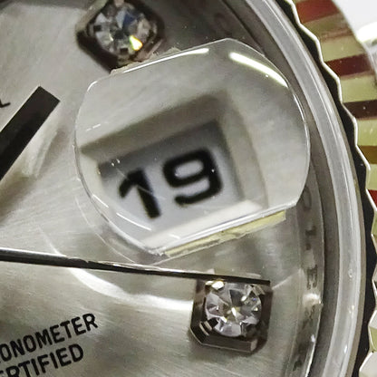 ROLEX ロレックス デイトジャスト 179174G Z番 レディース 腕時計 自動巻き AT SS WG ダイヤモンド 磨き済み【中古】