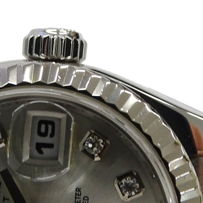 ROLEX ロレックス デイトジャスト 179174G Z番 レディース 腕時計 自動巻き AT SS WG ダイヤモンド 磨き済み【中古】