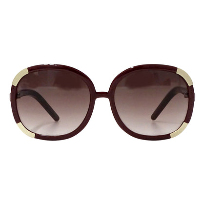 Chloe クロエ サングラス ボルドー CL2119 レディース 【中古】