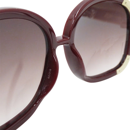 Chloe クロエ サングラス ボルドー CL2119 レディース 【中古】