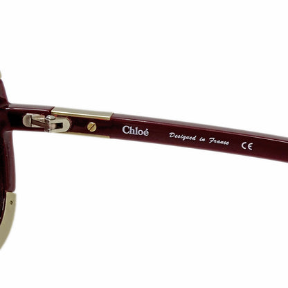 Chloe クロエ サングラス ボルドー CL2119 レディース 【中古】