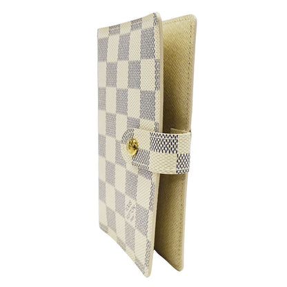 LOUIS VUITTON ルイ・ヴィトン アジェンダPM 手帳カバー ダミエ アズール アイボリー R20706 ダミエアズールキャンバス レディース メンズ 【中古】