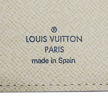 LOUIS VUITTON ルイ・ヴィトン アジェンダPM 手帳カバー ダミエ アズール アイボリー R20706 ダミエアズールキャンバス レディース メンズ 【中古】