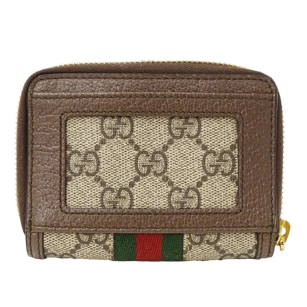 GUCCI グッチ コインケース GGスプリーム オフィディア ブラウン 658552 GGスプリームキャンバス レディース 【中古】