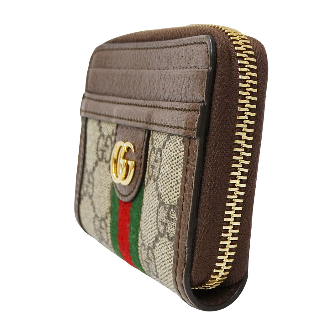 GUCCI グッチ コインケース GGスプリーム オフィディア ブラウン 658552 GGスプリームキャンバス レディース 【中古】